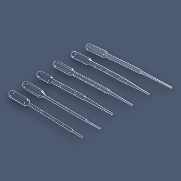 Пипетка Пастера 1 мл,нестерильная,п/э,160 мм уп500шт.Янченг Хуида.